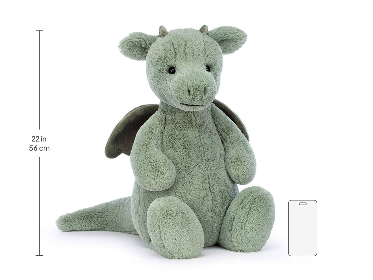 Bashful Dragon Really Big, size chart